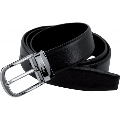 Opasky UNGARO Leone Black Pánsky kožený opasok