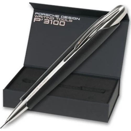Guľôčkové perá : PORSCHE DESIGN - Leather Black P´3150